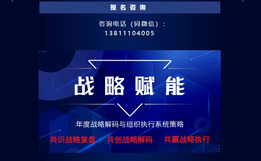 戰(zhàn)略賦能篇即將開班《4+N企業(yè)年度組織賦能系列大課》(圖4)